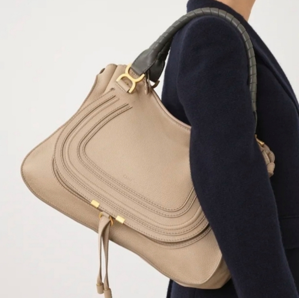 Chloe 2024 Large Marcie Shoulder Bag
